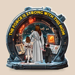 Personalized Gifts For Mom Plaque Strong Mom 05TGQN240325DAHHHG - Shaped Plaques - GoDuckee