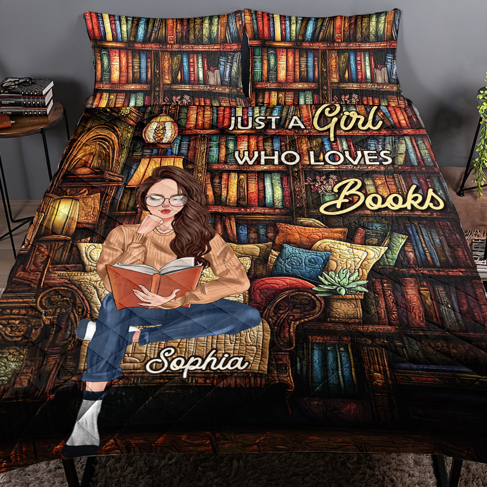 Personalized Gifts For Book Lovers Quilt Bed Set 03qnqn311024 - Blanket - GoDuckee