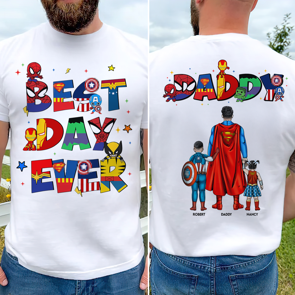 Best Dad Ever Shirt - Personalized Gifts For Dad 02hupu270325pa - Shirts - GoDuckee