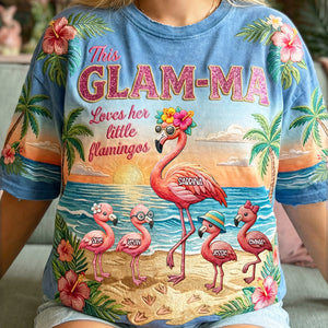 Flamingo Summer Mother Shirt - Personalized Gifts For Mother 01pata090426 - AOP Products - GoDuckee