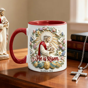 Christian Easter Scripture Coffee Mug - Gift For Christian 01PALU090126 - Coffee Mug - GoDuckee