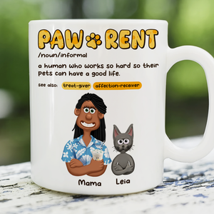 Personalized Gifts For Pet Lovers Coffee Mug Pawrent 07topu070325pa - Coffee Mug - GoDuckee
