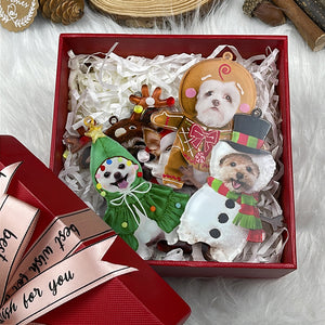 Custom Photo Gifts For Dog Lovers Ornament 81acvp140924 - Ornament - GoDuckee