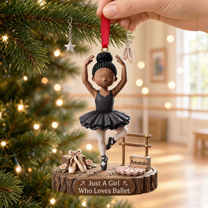 Ballet Girl Acrylic Ornament - Personalized Christmas Gifts For Ballet Lovers 03nalu100926 - Ornament - GoDuckee