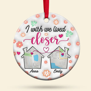 Personalized Gifts For Besties Christmas Ornament 02PGQN231024 - Ornament - GoDuckee