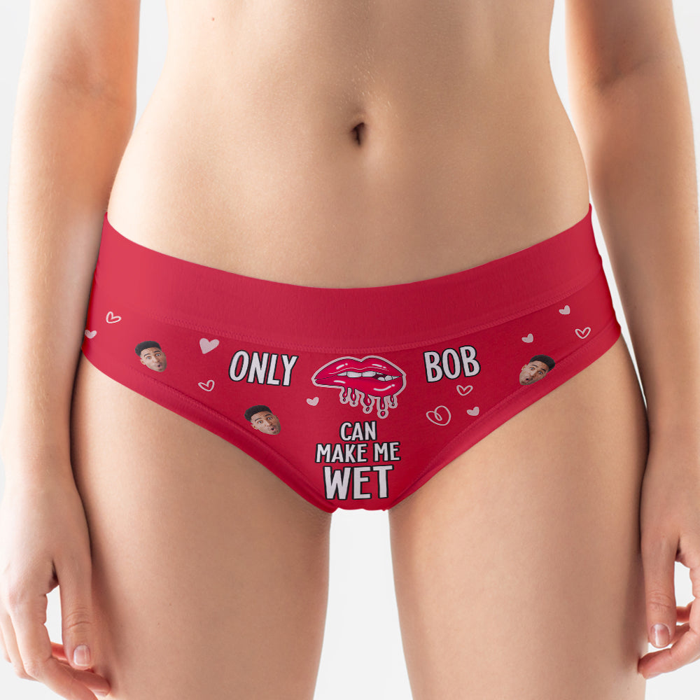 Personalized Gifts For Women Briefs Only You Can Make Me Wet - Boxers & Briefs - GoDuckee