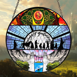 Personalized Gifts For Fantasy Novel & Movie Fans Stained Glass Ornament, Various Locations Suncatcher 01qhtn130924 - Ornament - GoDuckee