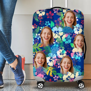 Custom Photo Gifts For Friends Luggage Cover 03ACDT040724 - Luggage Covers - GoDuckee