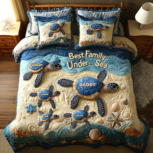 Personalized Gifts For Family Quilt Bedding Set 05tgtn120425 - Blanket - GoDuckee