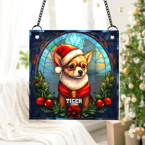 Personalized Gifts For Dog Lovers Suncatcher Ornament 05hutn090924 Chihuahua - Ornament - GoDuckee