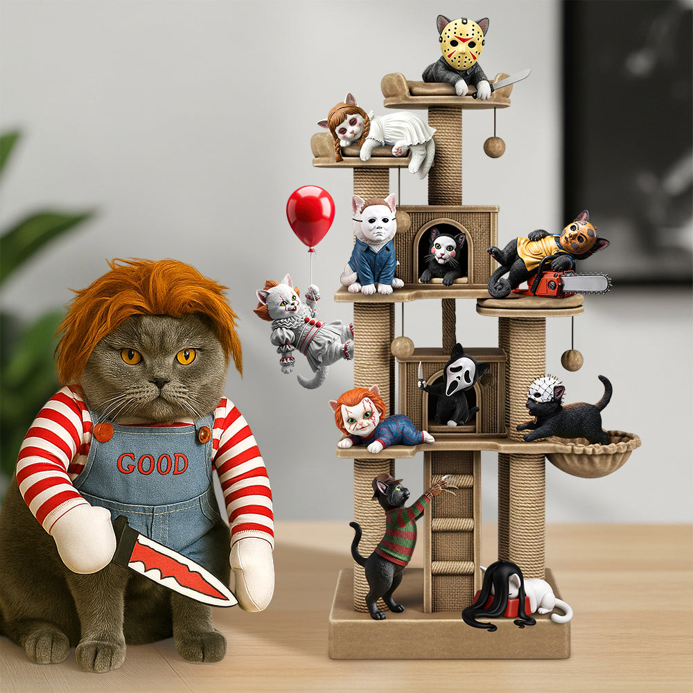 Killer Cat Acrylic Plaque Personalized Gifts for Cat Lovers 02QHDT220525 - Shaped Plaques - GoDuckee