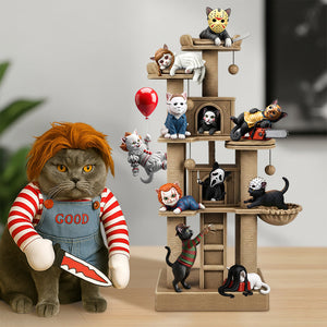 Killer Cat Acrylic Plaque Personalized Gifts for Cat Lovers 02QHDT220525 - Shaped Plaques - GoDuckee