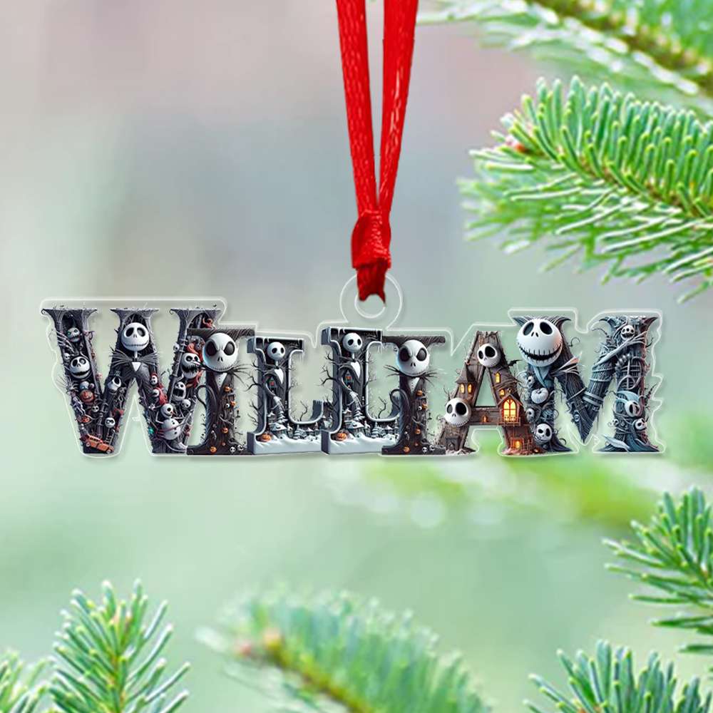 Custom Name Gifts For Movie Fan Ornament Christmas 04XQLU141024 - Ornament - GoDuckee