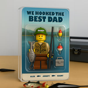 Fishing Dad Acrylic Plaque - Personalized Gifts For Father 02NALU070525 - Shaped Plaques - GoDuckee