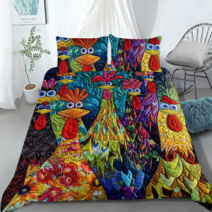 Gifts For Chicken Lovers Quilt Bed Set 01qnqn301024 - Blanket - GoDuckee