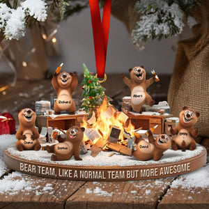 Beer Coworker Ornament - Personalized Gifts For Coworkers 01ohqn241125 - Ornament - GoDuckee