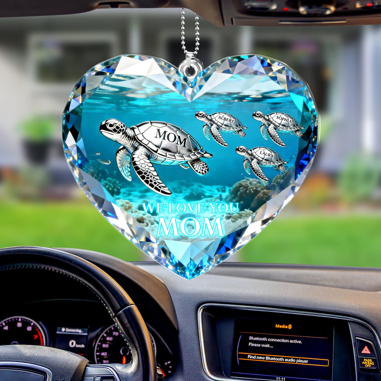 Sea Turtle Car Hanging Ornament - Personalized Gifts For Mother 05hyqn090226 - Ornament - GoDuckee