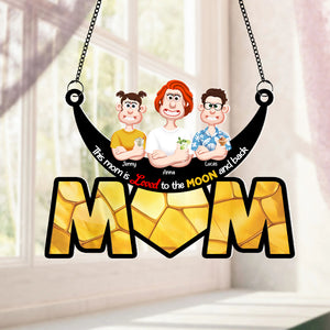 Personalized Gifts For Mom Suncatcher Ornament 04katn170325pa - Ornament - GoDuckee