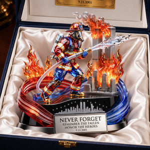 25 Years Rememberance Firefighter Plaque 05QHDH240726-Homacus