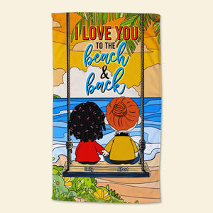 Personalized Gifts For Couple Beach Towel 03xqqn191224hg - Beach Towel - GoDuckee