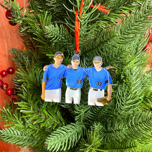 Custom Photo Gifts For Baseball Players Ornament 147acvp140924 - Ornament - GoDuckee