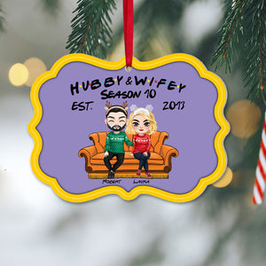 Hubby and Wifey Since , Personalized Christmas Ornament for Movie Couples 02htpo011123hh - Ornament - GoDuckee