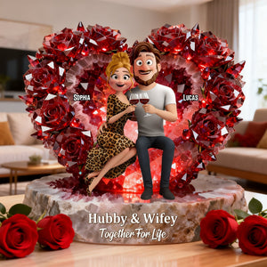 Together For Life Acrylic Plaque - Personalized Gifts For Couples 01natn231225 - Shaped Plaques - GoDuckee