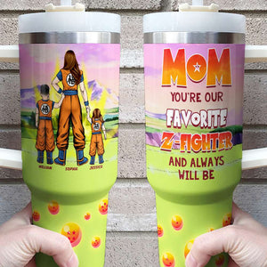 Personalized Gifts For Mom Tumbler Handle 06NADT280324HH Mother's Day - Tumbler Cups - GoDuckee