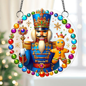 Personalized Gifts Nutcracker With Gingerbread Acrylic Suncatcher Ornament 08ACDT040924 - Ornament - GoDuckee