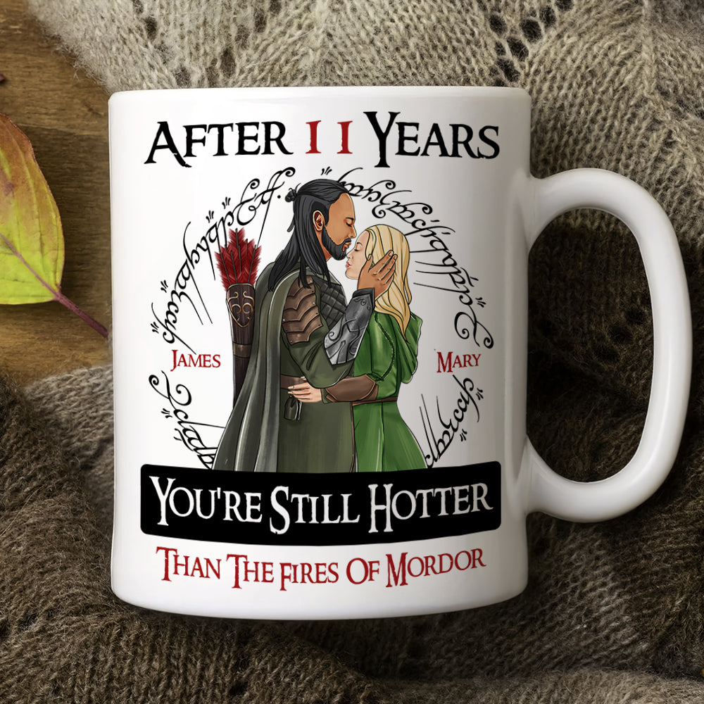 Personalized Gifts For Couple Coffee Mug You're Still Hotter 02HUDT250225TM - Coffee Mug - GoDuckee