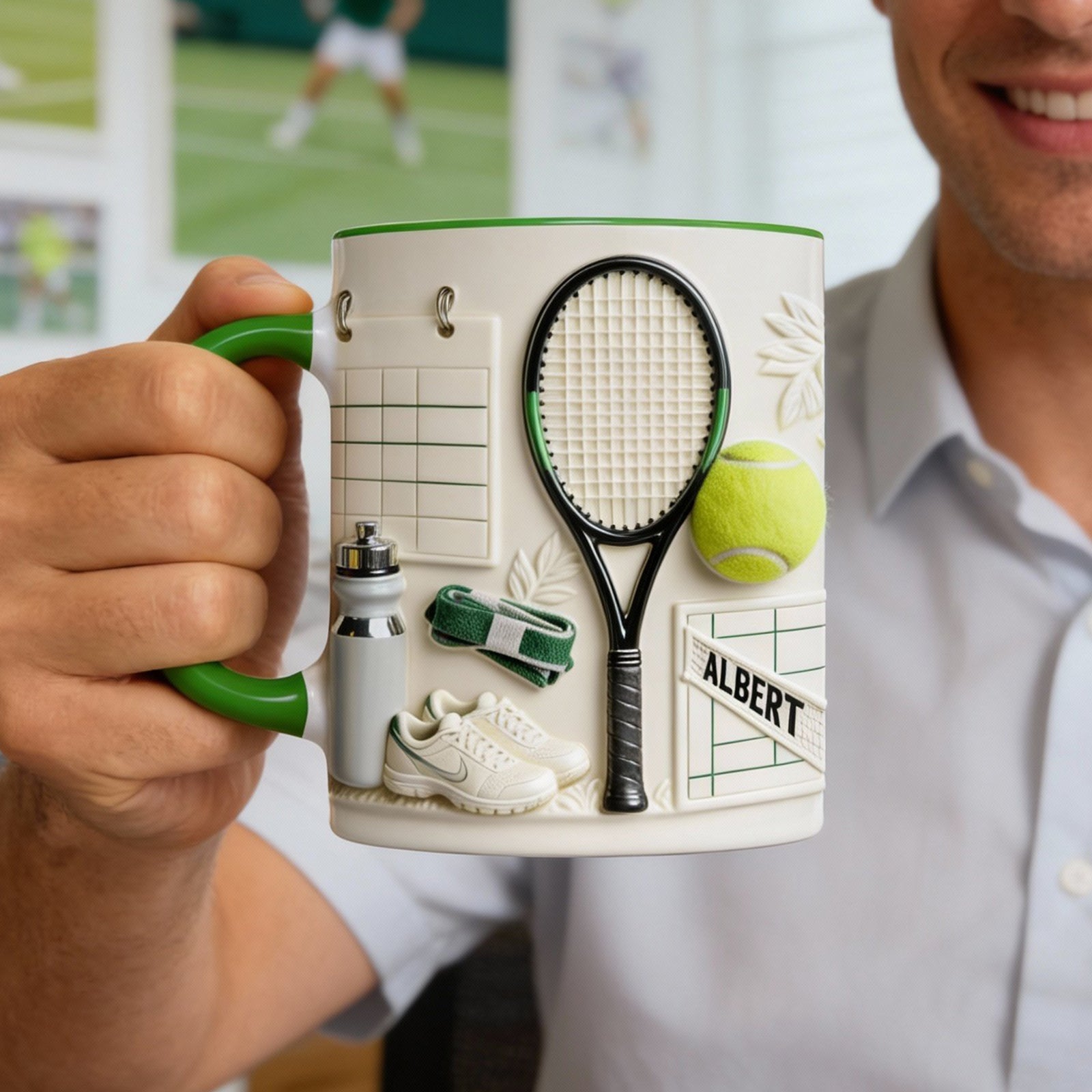 Match Day Tennis Coffee Mug - Personalized Gift For Tennis Players 05HYQN050126 - Coffee Mug - GoDuckee