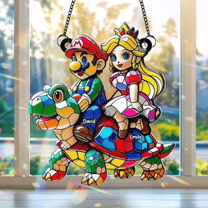 Personalized Gifts For Couple Suncatcher Ornament, Game Fans 01TGPU100725 - Ornament - GoDuckee