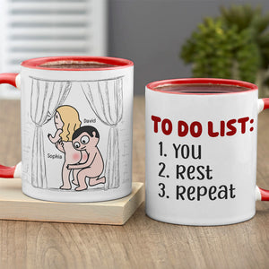 To Do List-Personalized Coffee Mug-Gift For Couples- Funny Couple Mug - Coffee Mug - GoDuckee