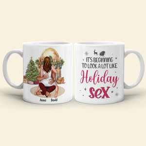 It's Beginning To Look A Lot Like Holiday Personalized Coffee Mug 01TOTN310823HH - Coffee Mug - GoDuckee