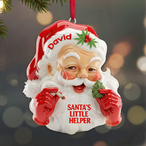 High Santa's Little Helpers Acrylic Ornament, Personalized Gifts For Smokers 08qhmg151125 - Ornament - GoDuckee