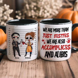 Personalized Gifts For Horror Lovers, Accent Mug Horror Friends Besties 02PGTN240824HH - Coffee Mug - GoDuckee