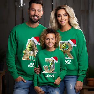 Personalized Gifts For Family Christmas Shirt Alphabet Name 01OHMH311024 - Shirts - GoDuckee