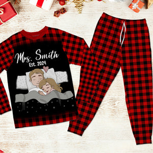 Personalized Gifts For Couple Pajama Set 05totn301024hg Mr. And Mrs. - Pajama Set - GoDuckee