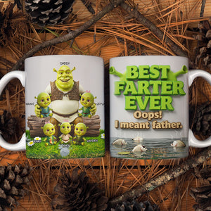 Best Farter Father Ever Coffee Mug - Personalized Gifts For Dad 03QHLU090525 - Coffee Mug - GoDuckee