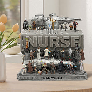 Best Nurse In The Galaxy Acrylic Plaque - Personalized Gifts For Nurse 04qhqn260525 - Shaped Plaques - GoDuckee