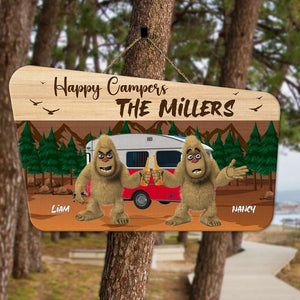 Bigfoot 01qhpu021223, Personalized Wooden Sign - Wood Sign - GoDuckee