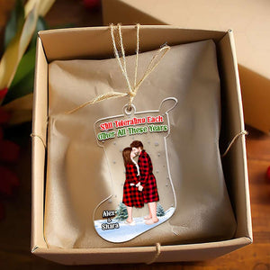 Personalized Gift For Couple Christmas Ornament 02OHMH231024PA - Ornament - GoDuckee