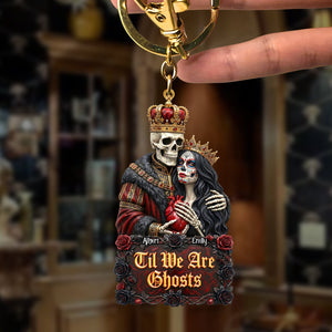 Skeleton Couple Keychain - Personalized Gifts For Couple 03huqn091225 - Keychains - GoDuckee