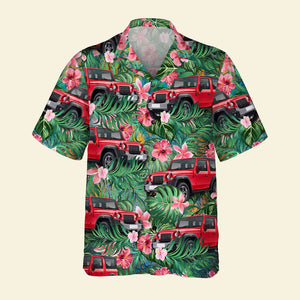 Custom Car Photo Hawaiian Shirt - Gift For Car Lover - Hawaiian Shirts - GoDuckee