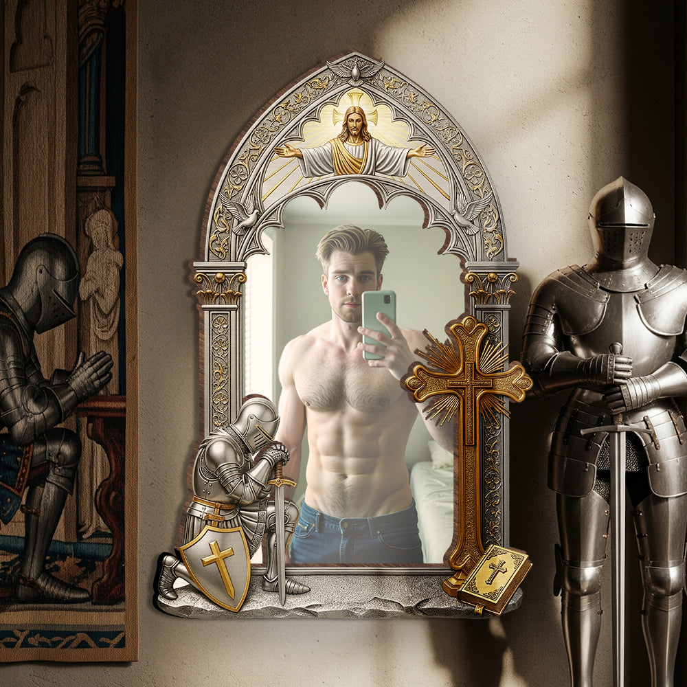 Armor & Prayer Wall Hanging Mirror Personalized Gifts For Christian 03HUDT260725 - Mirror - GoDuckee