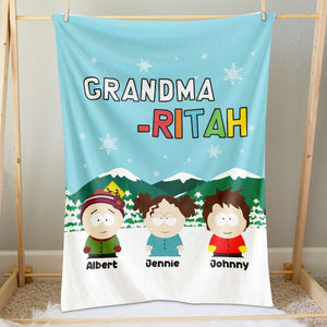 Personalized Gifts For Grandma, Movie Characters Blanket 02TOLU021124HG - Blanket - GoDuckee