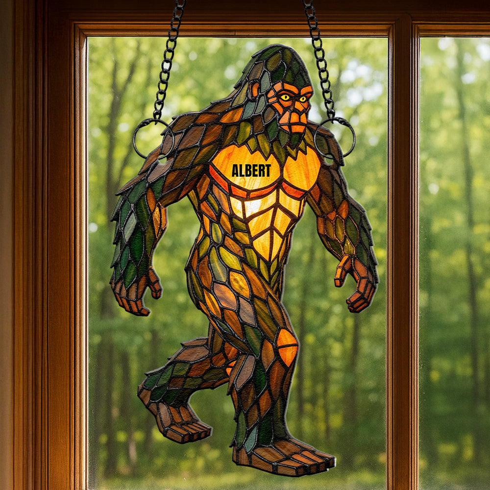 Bigfoot Suncatcher Ornament Personalized Gifts For Bigfoot Lovers 05NADT080725-Homacus