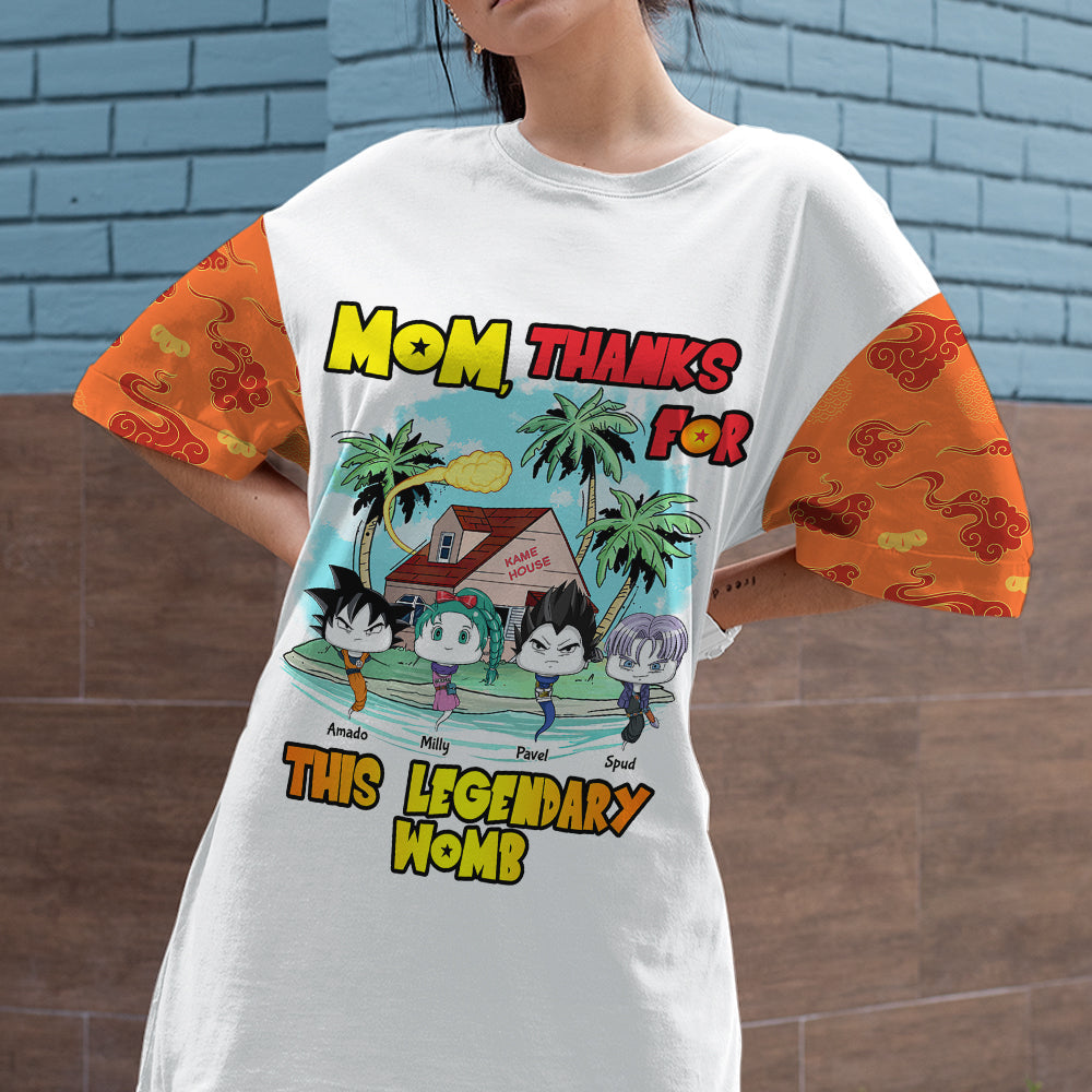 Personalized Gifts For Mom Raglan Dress Funny Sperm 04TODT280325 - AOP Products - GoDuckee