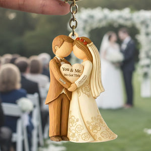Personalized Gifts For Newlyweds Keychain 01totn261125 - Keychains - GoDuckee