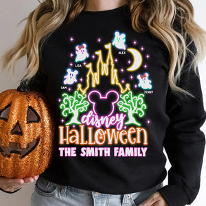 Personalized Gifts For Family Sweatshirt Neon Boo Halloween 01XQMH200824 - Shirts - GoDuckee